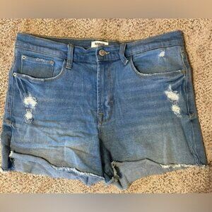 Kensie Jeans High Rise Denim Shorts size 10